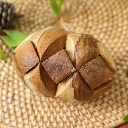 Artisan Crafted Wooden Puzzle or Executive Desk Game, 'Small Pillow' Artisan Crafted Wooden Puzzle or Executive Desk Game, 'Small Pillow'