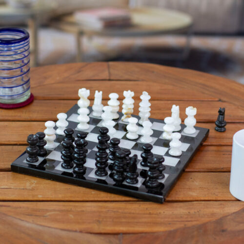 Collectible Stone Chess Set, 'Triumph' Collectible Stone Chess Set, 'Triumph'