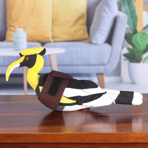 Hornbill Bird-Shaped Whimsical Curtain Tieback Made in India, 'Hornbill Palace' Hornbill Bird-Shaped Whimsical Curtain Tieback Made in India, 'Hornbill Palace'