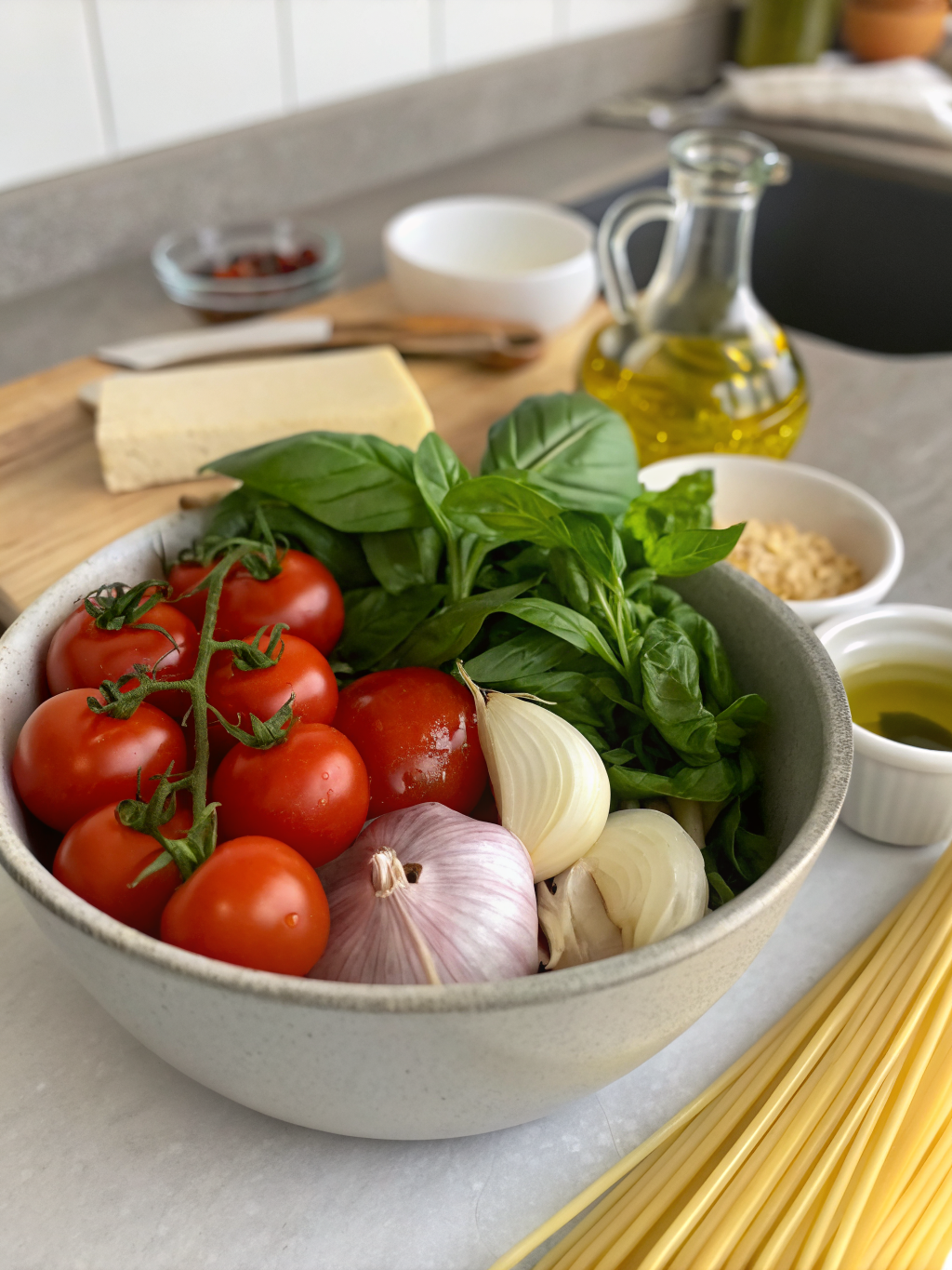 Ingredients for seven gluten free pasta sauce recipes